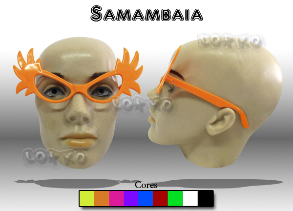 Óculos de festa samambaia